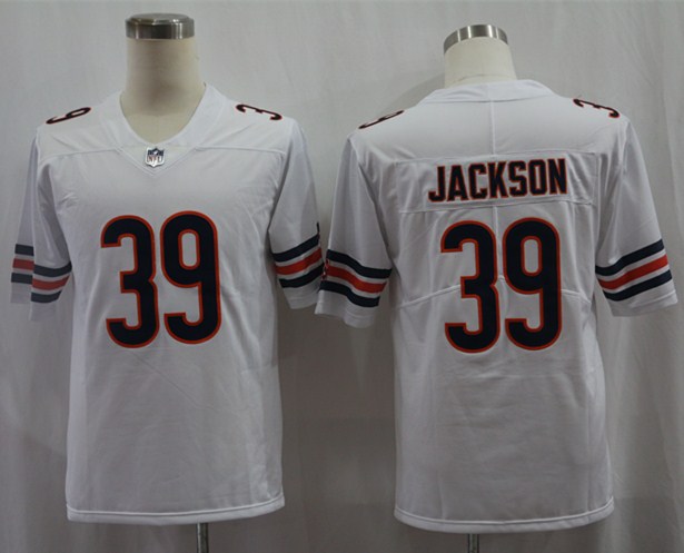 Men's Chicago Bears Eddie Jackson #39 White Jersey